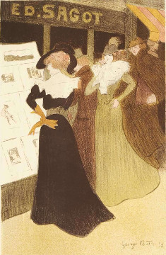 Georges Bottini - L'adresse de Sagot - 1898 - Lithographie
