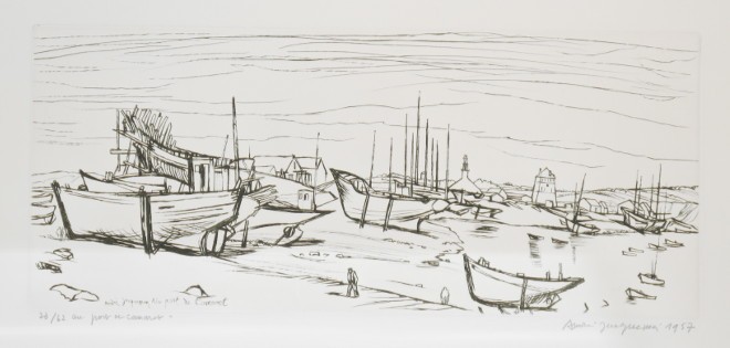 André Jacquemin - Au port de Camaret