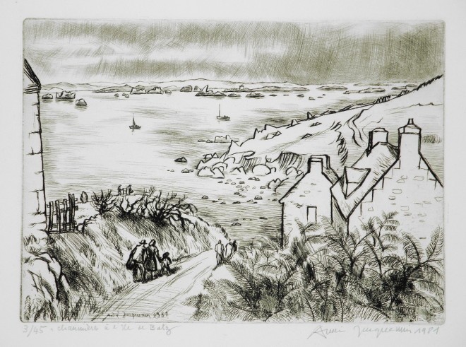 André Jacquemin - Chaumière à l’île de Batz