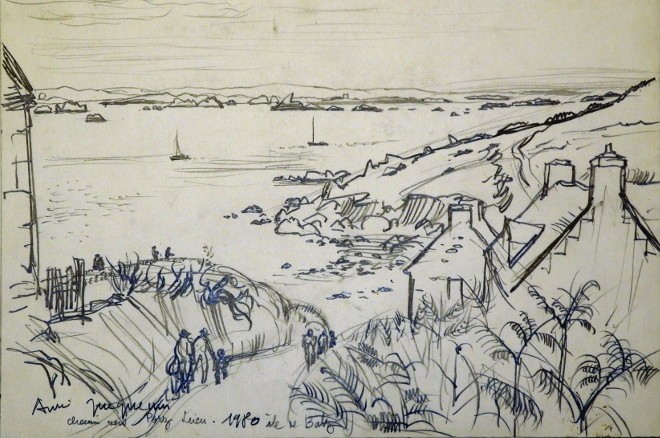 André Jacquemin - Chemin vers Porz Leien, île de Batz