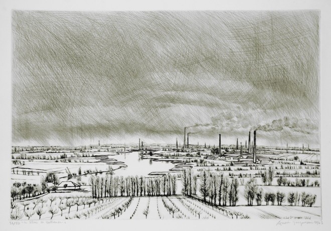 André Jacquemin - Le Rhin en Hollande