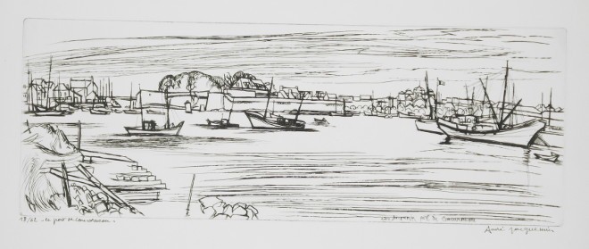André Jacquemin - Le port de Concarneau