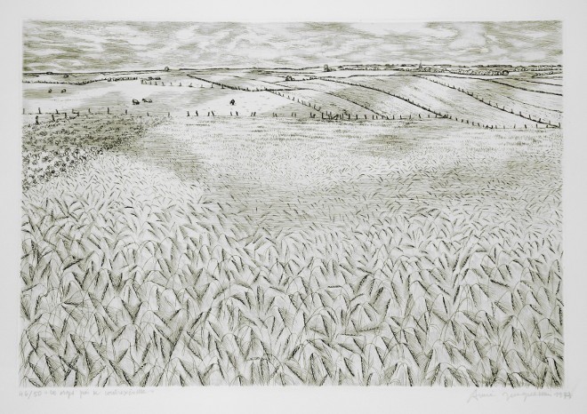 André jacquemin - Les orges près de Contrexéville