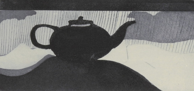 André Minaux - Théière noire